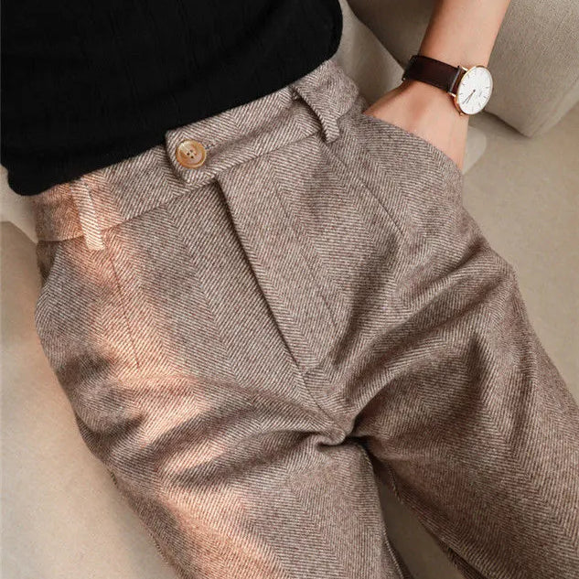 Brown Smart Ladies Trousers