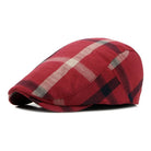 Men’s Classic Style Plaid Beret  (7)