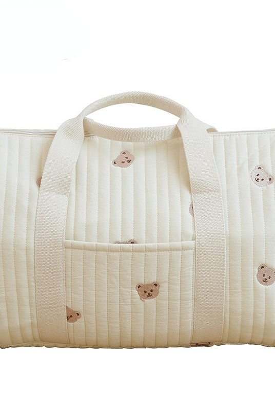 Adorably Quilted Maternity Bag - Bear