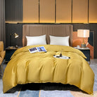 100% Mulberry Silk Duvet Cover in Gold