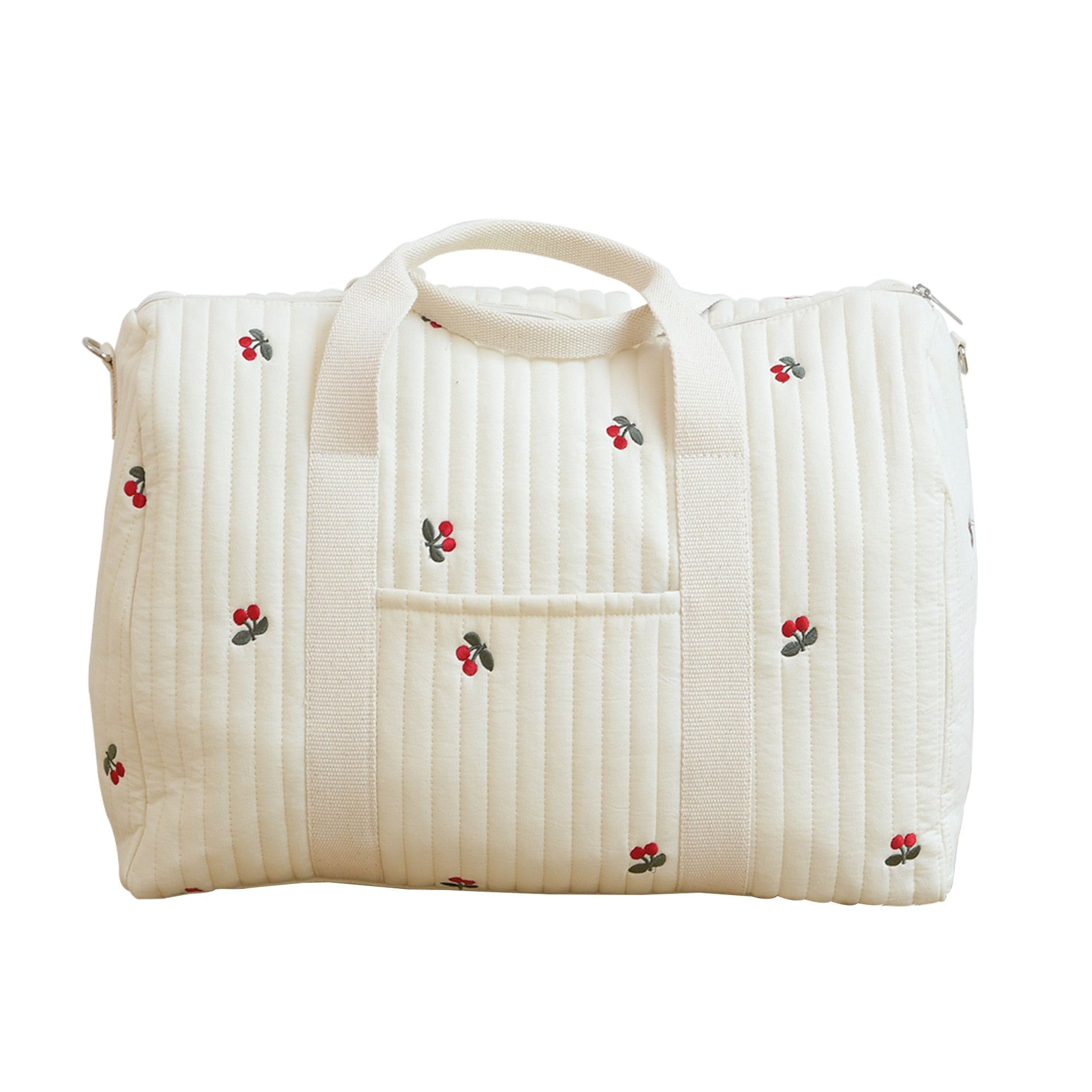 Adorably Quilted Maternity Bag - Cherries