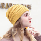 Women's Knitted Beanie Hat (2)