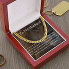 Signature Cuban Link Chain with Poetry | Gift For My Husband