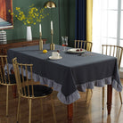 Classic Dining Tablecloth in Grey