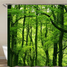 3D Vibrant Nature Scenery Shower Curtain Style 6