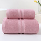 Luxury Bath Towel Set in Pink | 100% Turkish Cotton